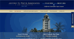 Desktop Screenshot of poplawyer.com